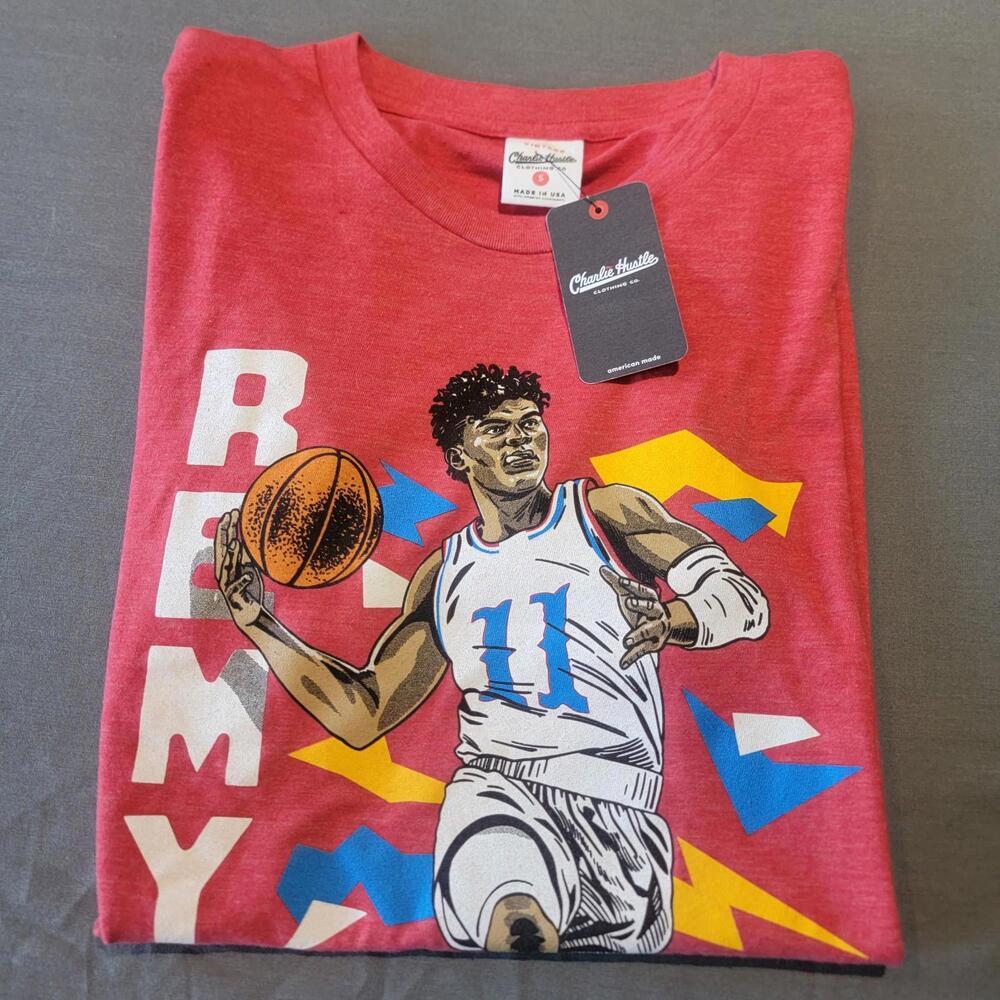 (S) Remy Martin Charlie Hustle Brand T-Shirt Red New With Tags